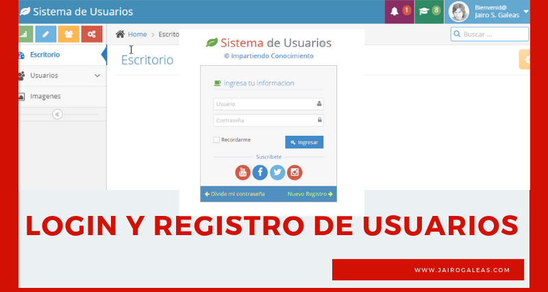 Registro y Login de Usuarios con PHP y Mysql